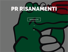 Tablet Screenshot of pr-pulizia-risanamenti.ch